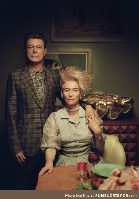 David Bowie and Tilda Swinton (2013)