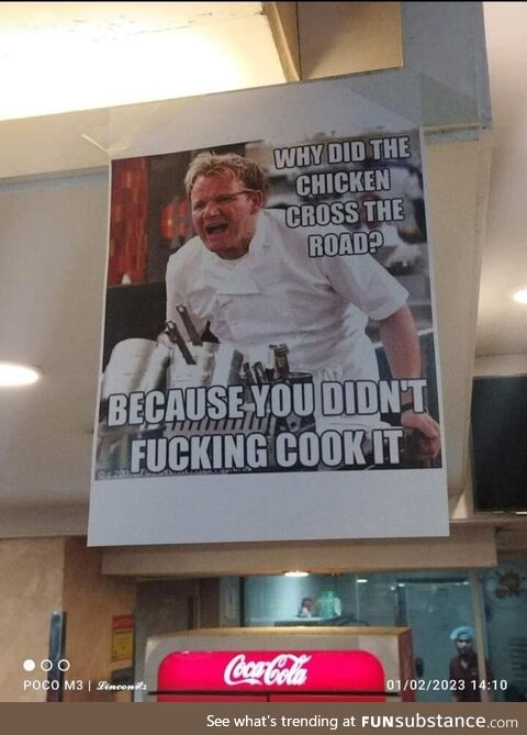 In our uni canteen wall to protest poor quality of food