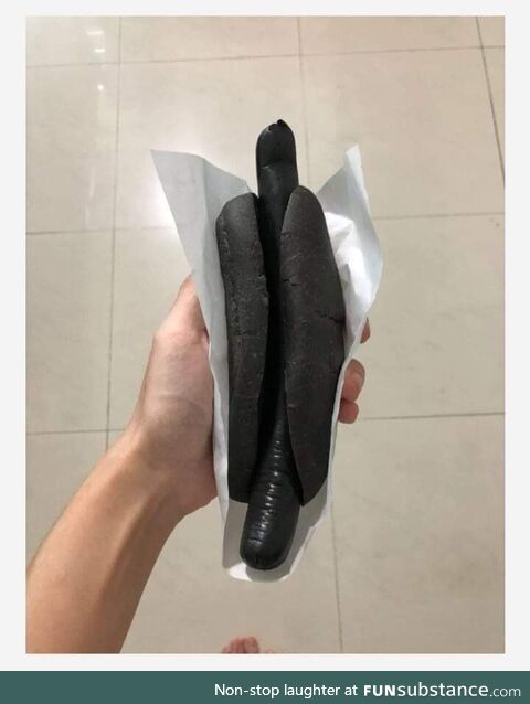 So uh, ikea in singapore decided to release a completely black hotdog