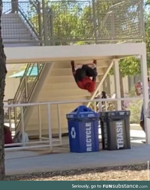 Apparently I go to the same high school as Peter Parker