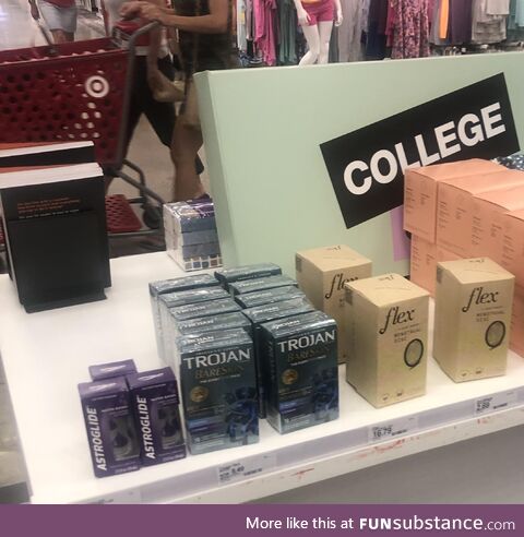 I took this at target. I like their idea of college supplies