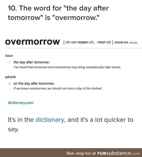 Now you know
