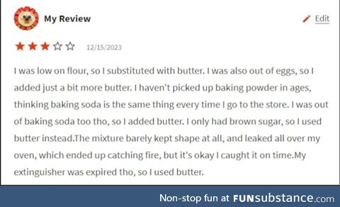 It's all butter