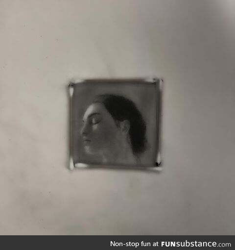 I was bored so I made a tiny pencil portrait