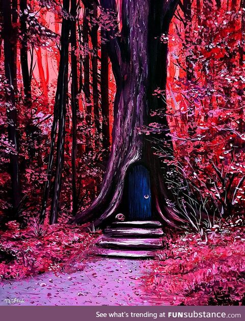 I painted a nice little forest scene and wanted to share
