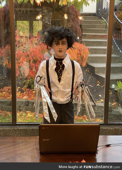 My wife made this costume for our oldest son