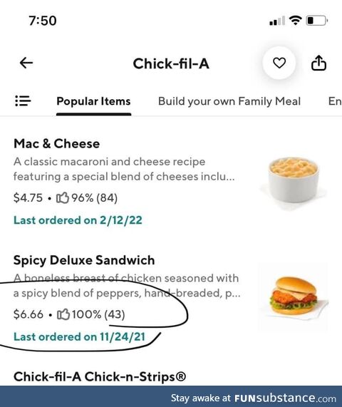 I thought this was the Lord’s chicken…