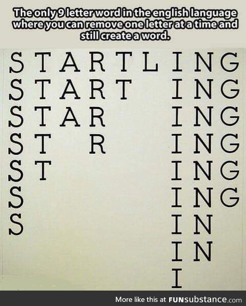 Now you know