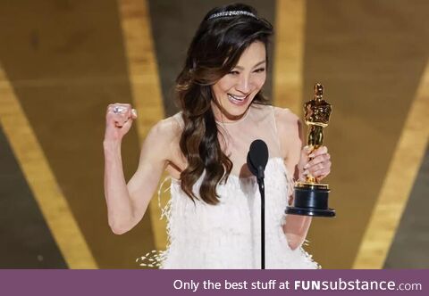 Michelle Yeoh becomes first Asian performer to win best actress, 2nd minority female to