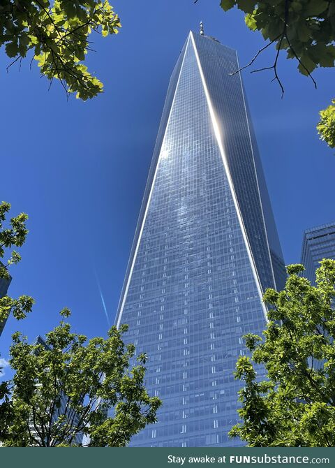 [OC] took this picture of the WTC from the memorial