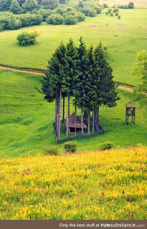 18th century wooden church, Serbia
