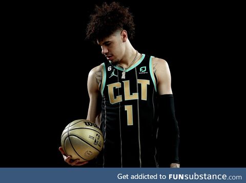 The NBA's Charlotte Hornets alternate uniforms design is....Interesting