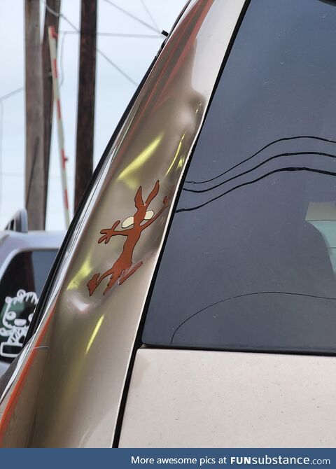 [OC] The way this vehicle's damage was covered up!
