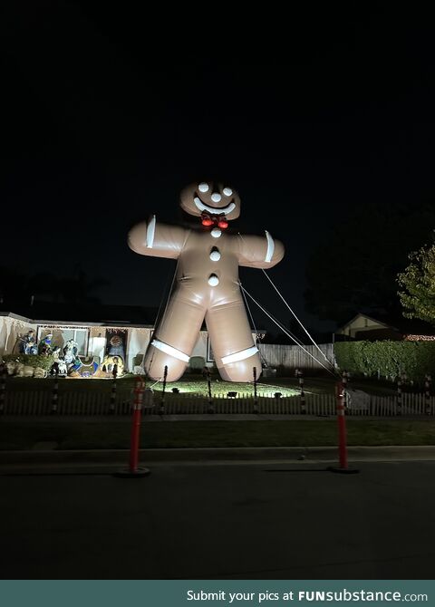 This monster of a decoration in my city