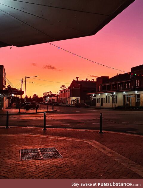 (OC) inspired by another post here, sunset in my rural Australian town