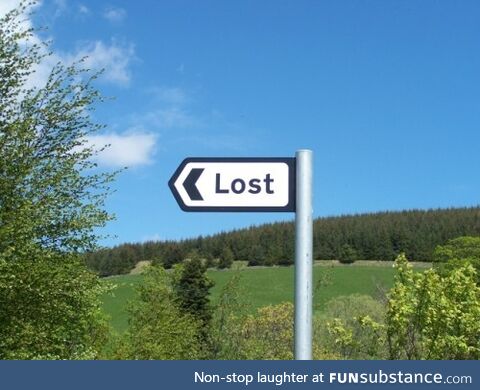 I guessing this Scottish village sign confuses non locals