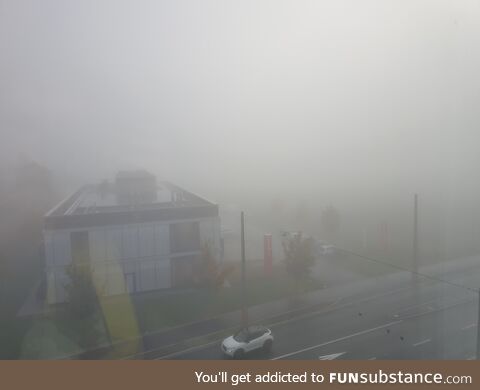 I just woke up in a hotel in Switzerland I think the landscape failed to load