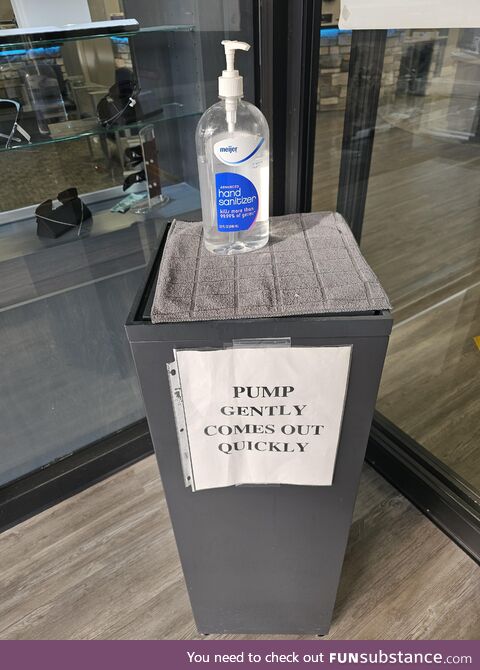 On the way into my eye doctor appointment. Universal advice