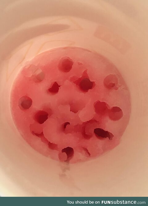 I think we’ve all done this with a near empty slushie