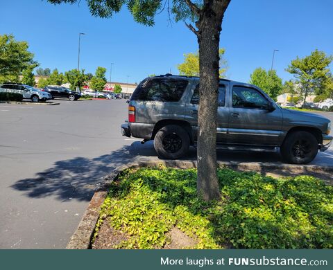 [OC] IDGAF how far I have to walk back to my truck. It's 100° I'm getting that shadey