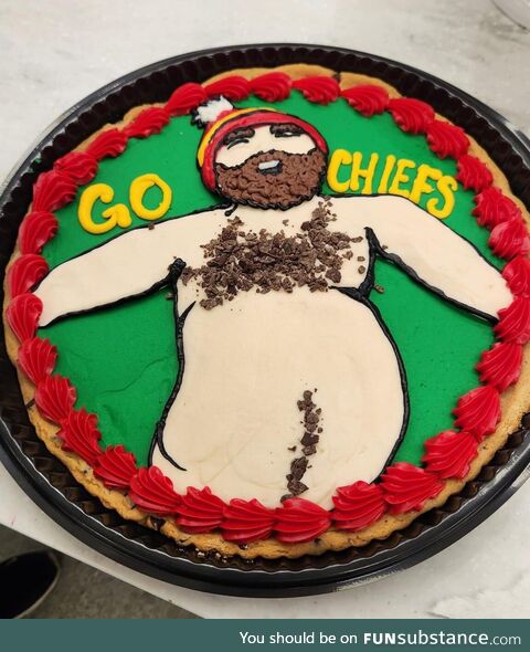 This cookie cake from my local grocery store