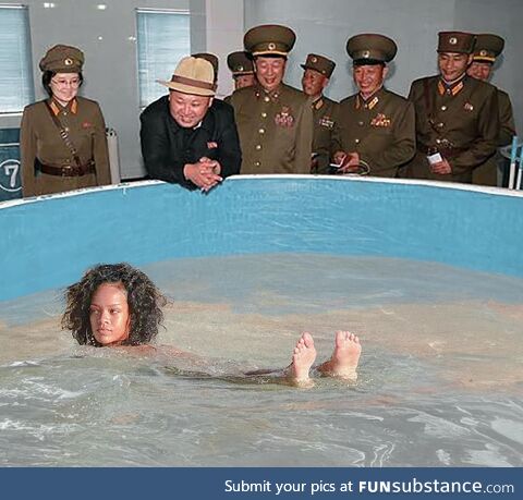 Rihanna on vacation in North Korea