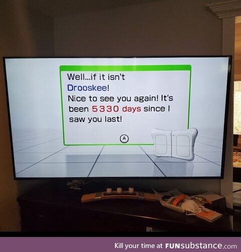 Passive aggressive wii fit