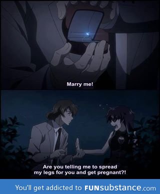 Marriage in an animeshell