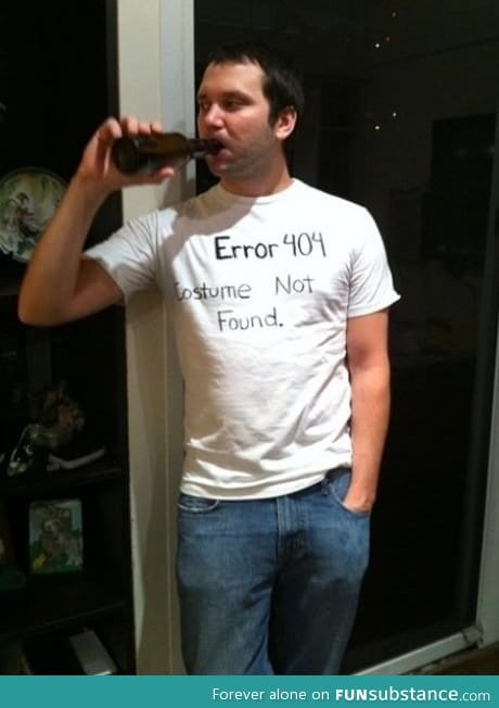 Well I have my halloween costume sorted