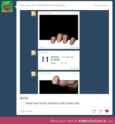 Chosen post