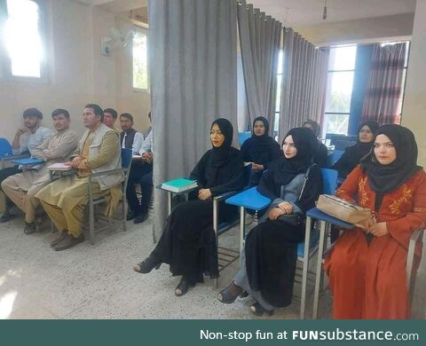 University class under Taliban