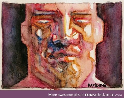 Experimenting with Watercolors