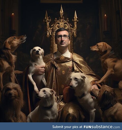 You have been blessed by Pope John Oliver (dont tell me this isn’t sexy)