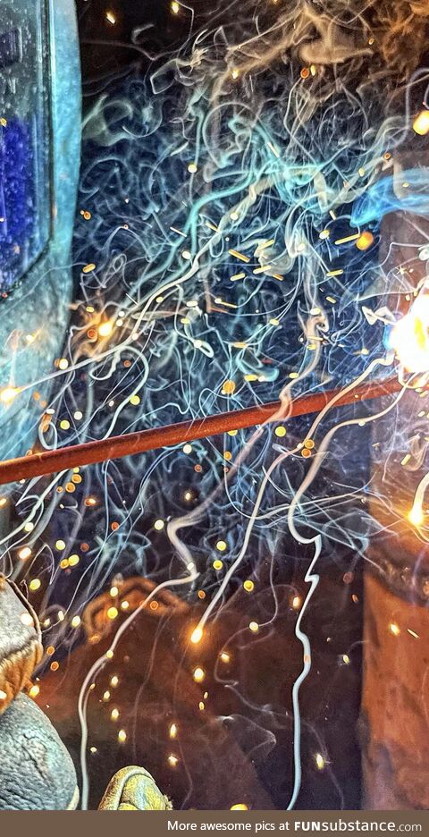 I take photos of my students welding in class.. Prob one of the cleanest yet!