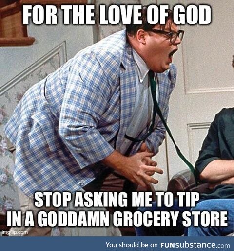 Even at self-checkout, its Orwellian at this point