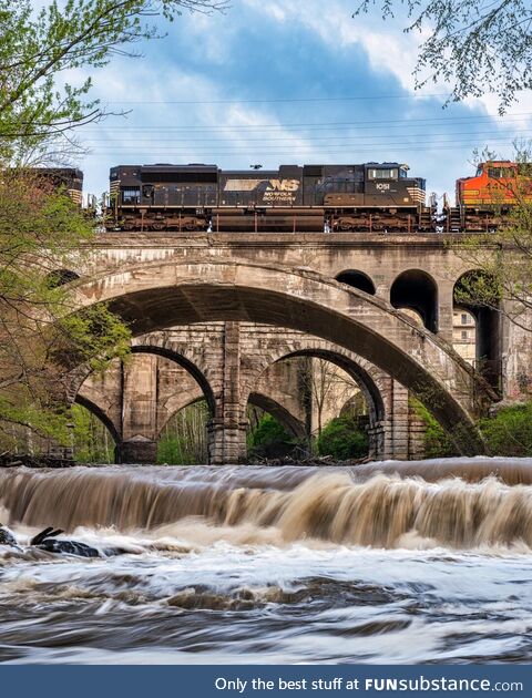 "Earth Day." I took this photo of a Norfolk Southern train in Ohio today