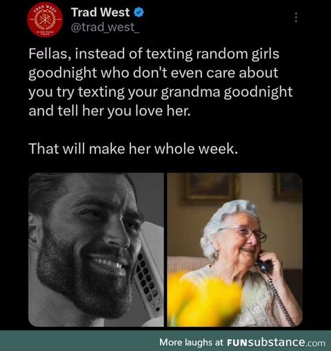 True