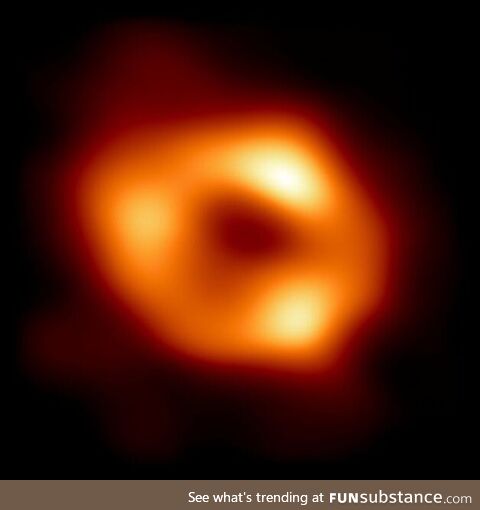 The black hole at the center of our galaxy has been captured for the first time