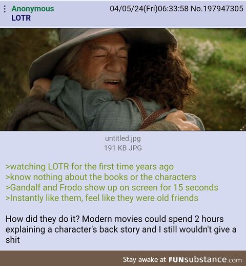 Back when films were well written