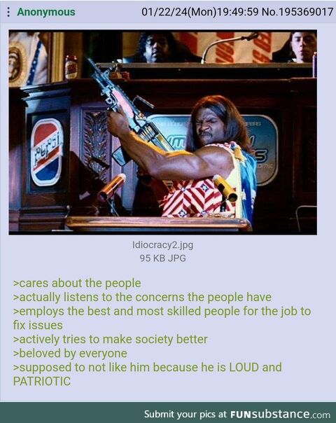 He'd be a significant improvement
