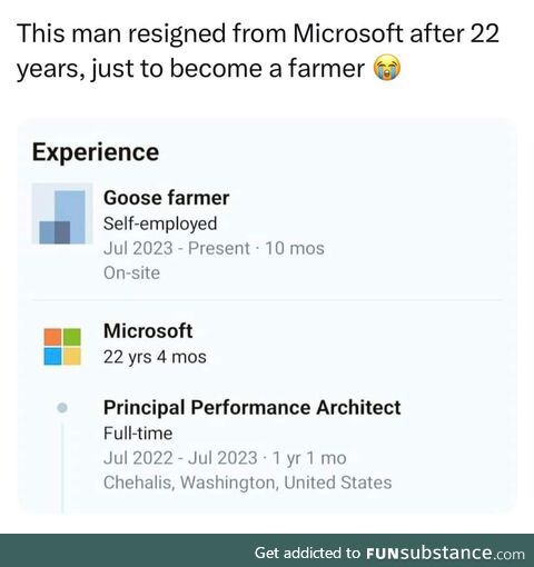 It's a peaceful life