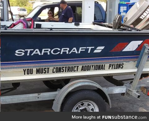 This boat came through my gas station today