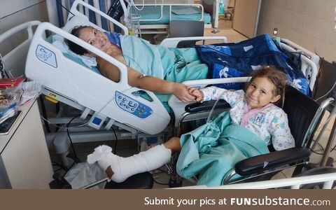 Ella & Granddaughter Ofek Hospitalized together Post Oct 7th Terror Attack