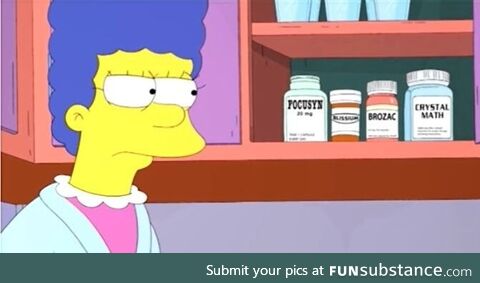 Never noticed this before (Bart's medication)