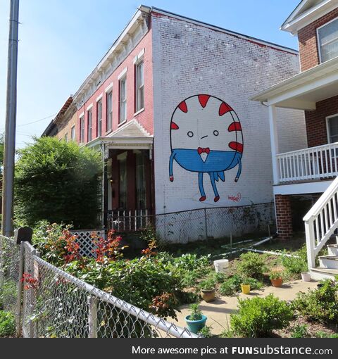 Peppermint Butler mural by Jerkface in Richmond, VA USA