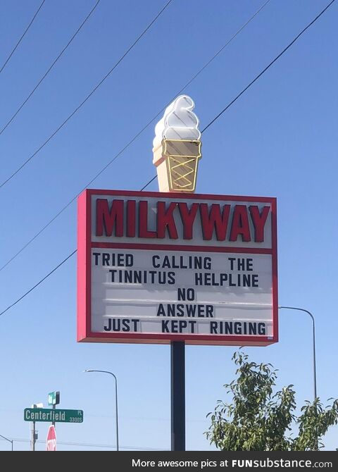 My local ice cream shop deafinitely nailed it hear with ear-y accuracy
