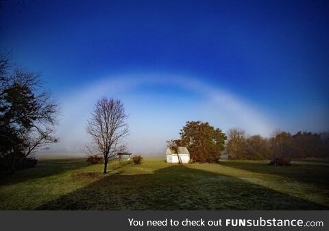 Ghost Rainbow in King William, VA, March 18, 2022