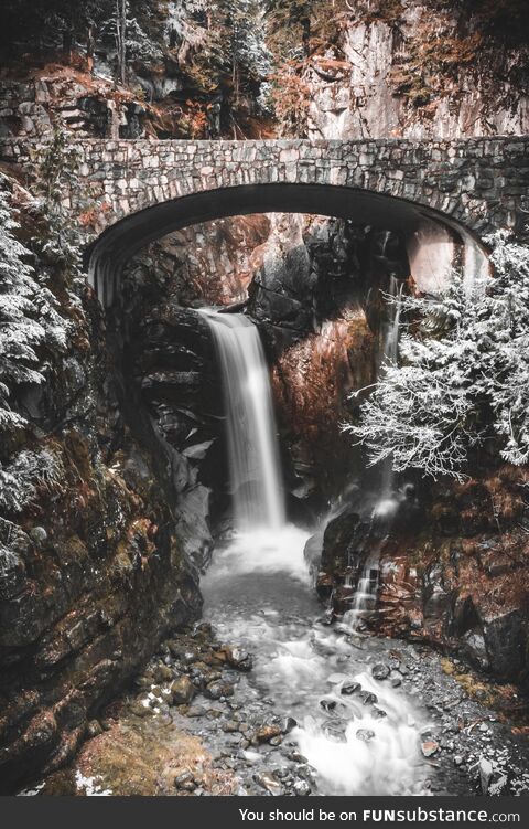 Christine Falls in Mt Rainer National Park