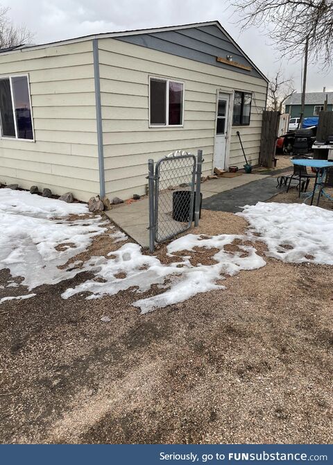 No one is getting through this fence…