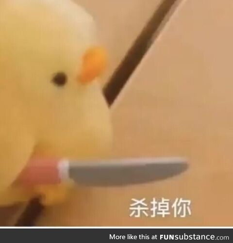 I will kill you (sorry if wrong, my Chinese isn’t very good)